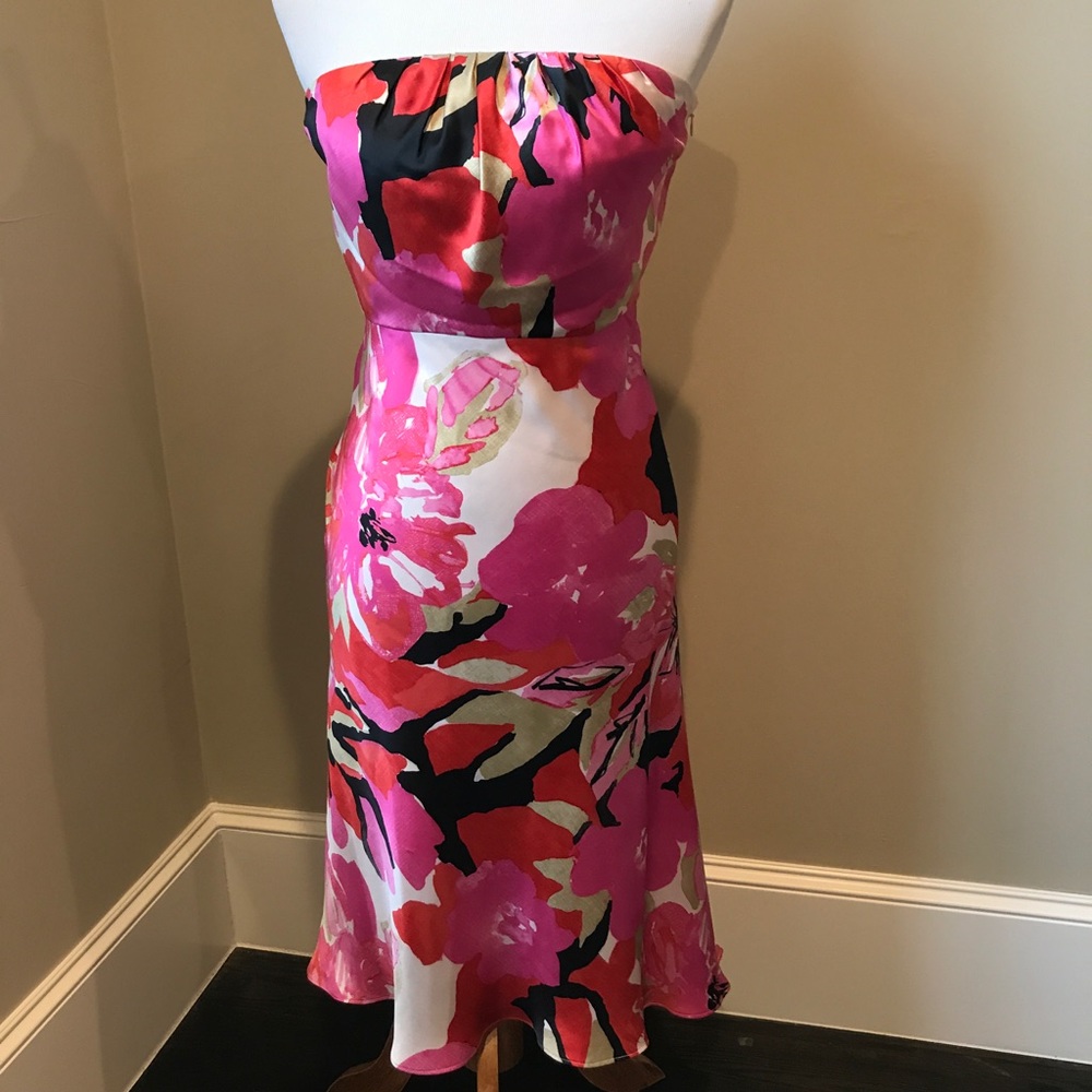 Banana Republic colorful silk dress